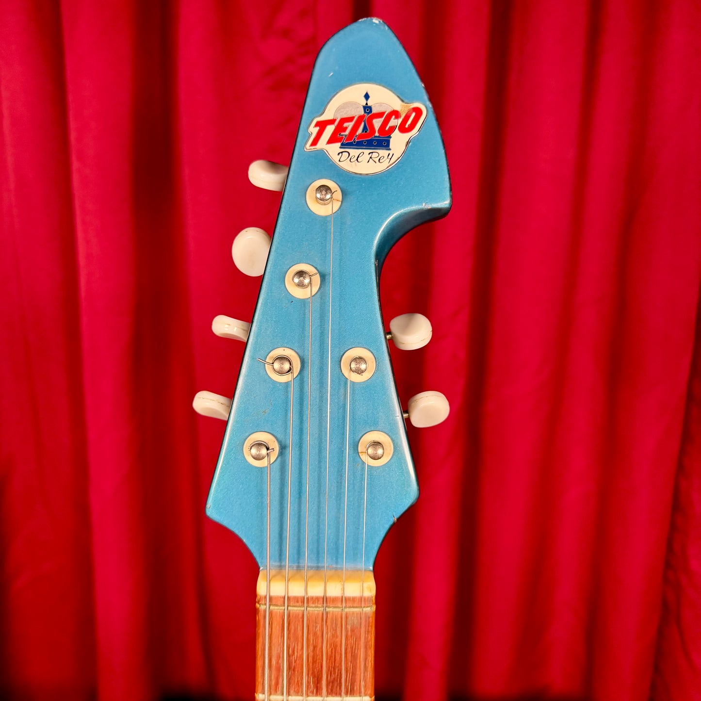 1965 Teisco Del Rey ET-201 Electric Guitar Blue
