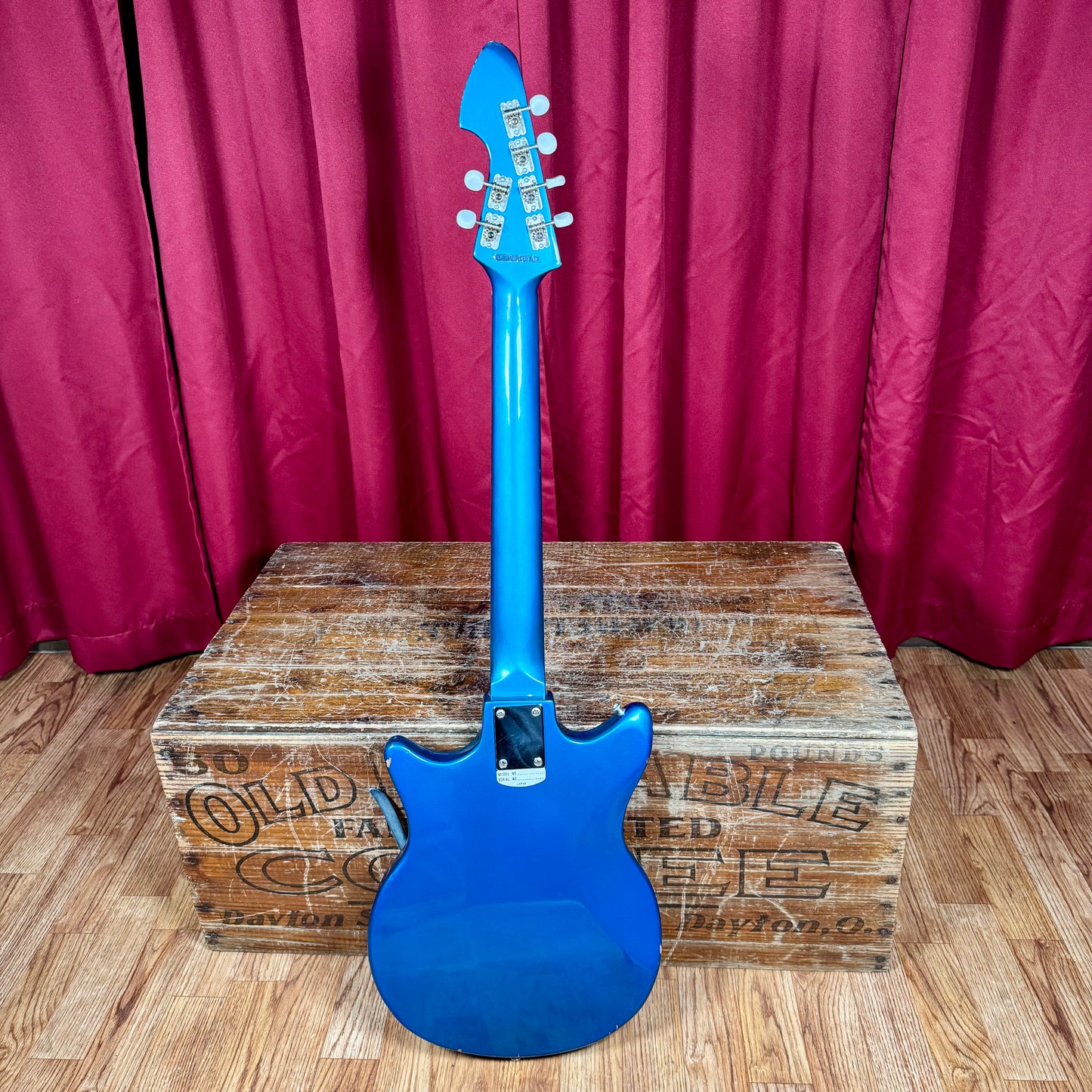 1965 Teisco Del Rey ET-201 Electric Guitar Blue