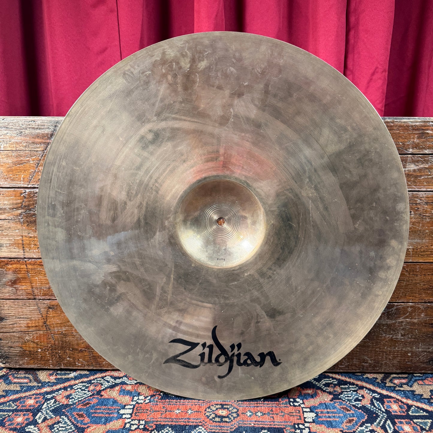 22" Zildjian A Custom Medium Ride Cymbal 3310g *Video Demo*