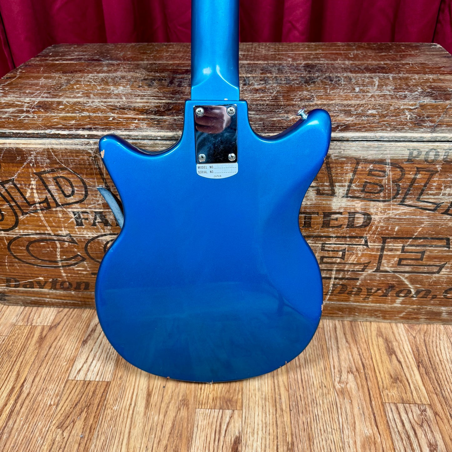 1965 Teisco Del Rey ET-201 Electric Guitar Blue