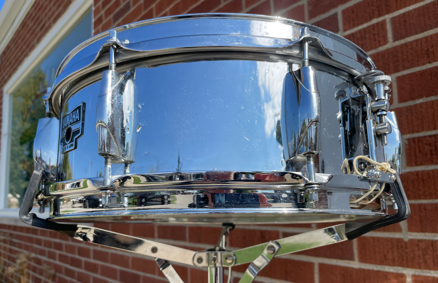 1970s Yamaha SD-5 5x14 Snare Drum Chrome Rewrap