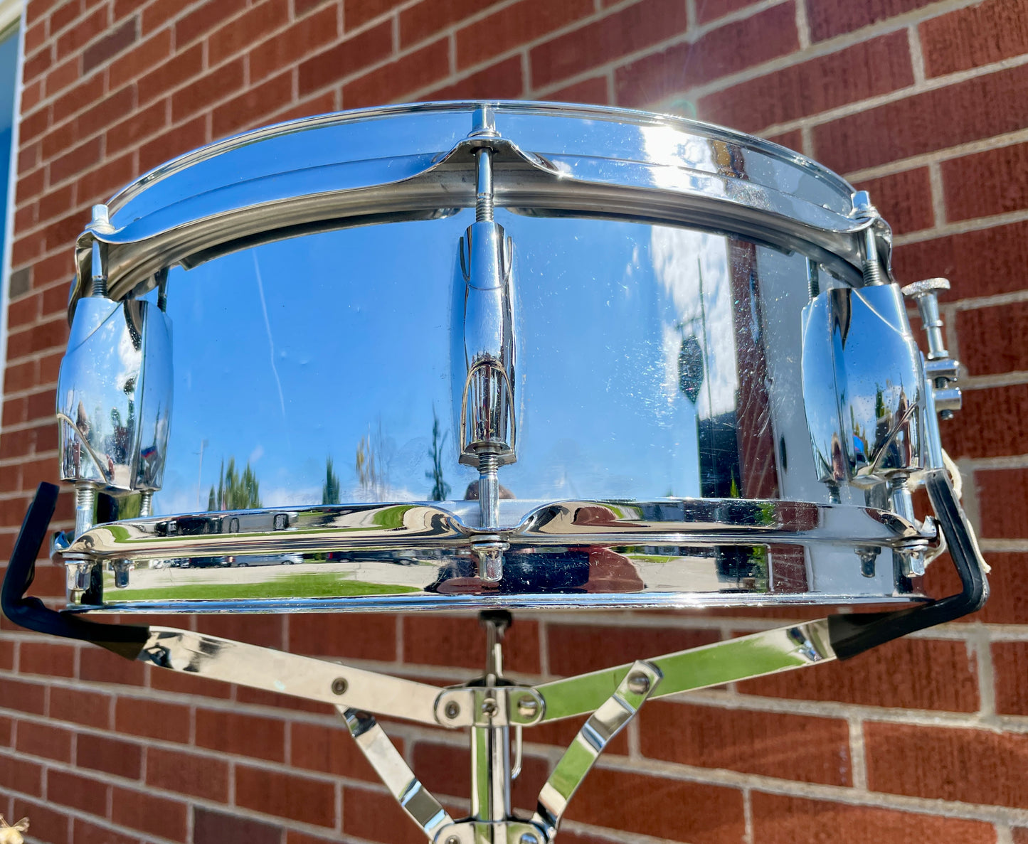1970s Yamaha SD-5 5x14 Snare Drum Chrome Rewrap