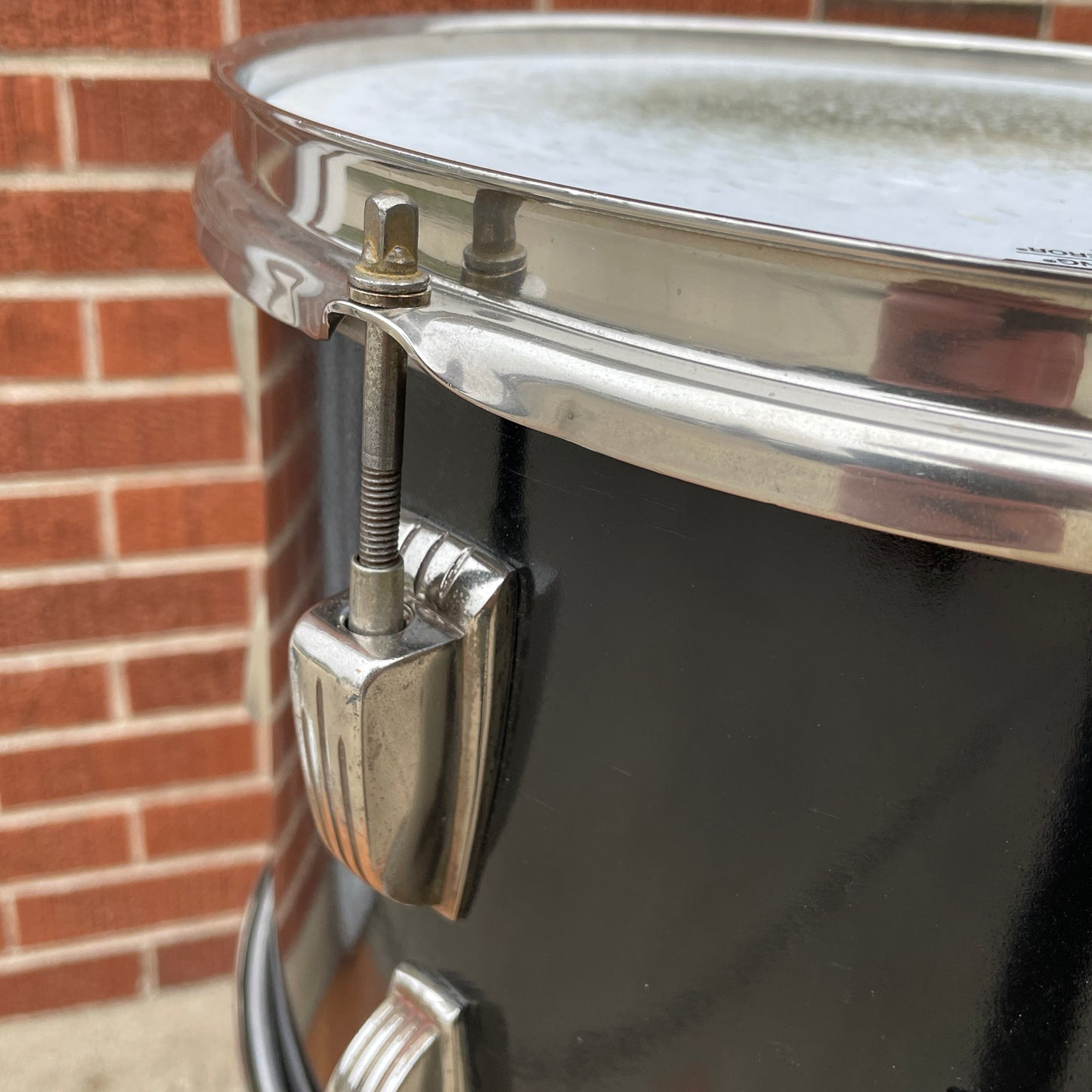 1955-1959 WFL 9x13 Super Classic Tom Drum Single Black Ludwig
