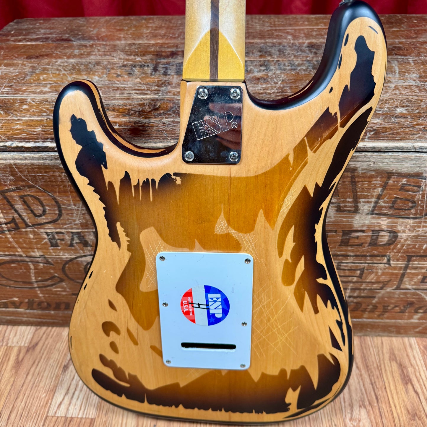 ESP LTD GL-256 George Lynch Signature Electric Guitar Distressed Sunburst