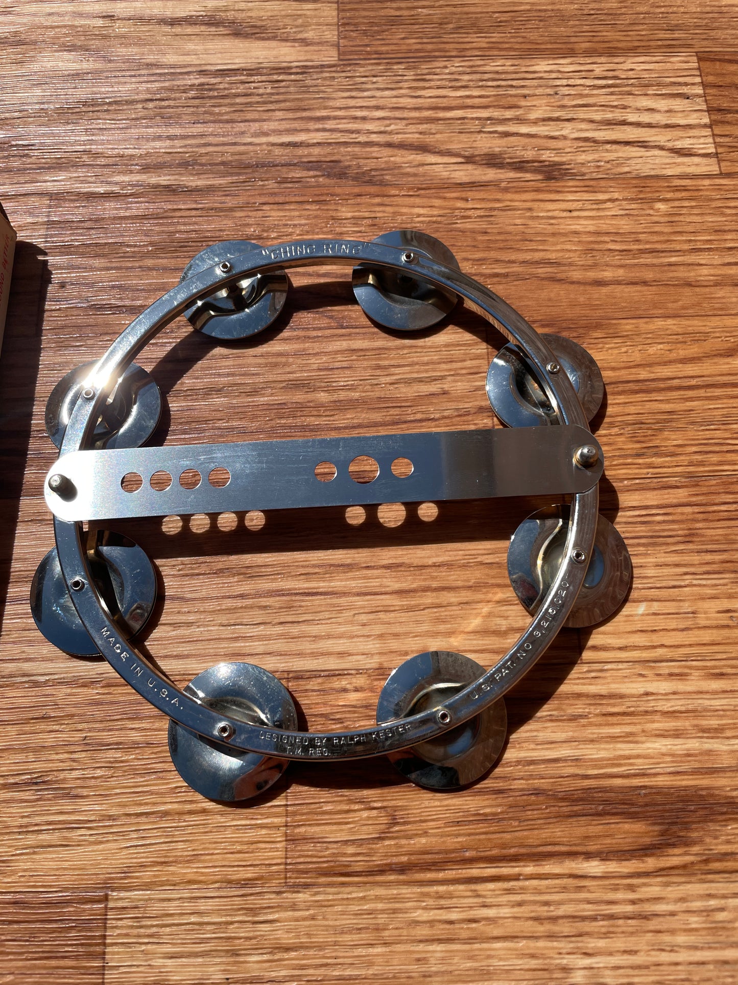NOS Vintage Original Ralph Kester Ching Ring Hi-Hat Tambourine John Bonham