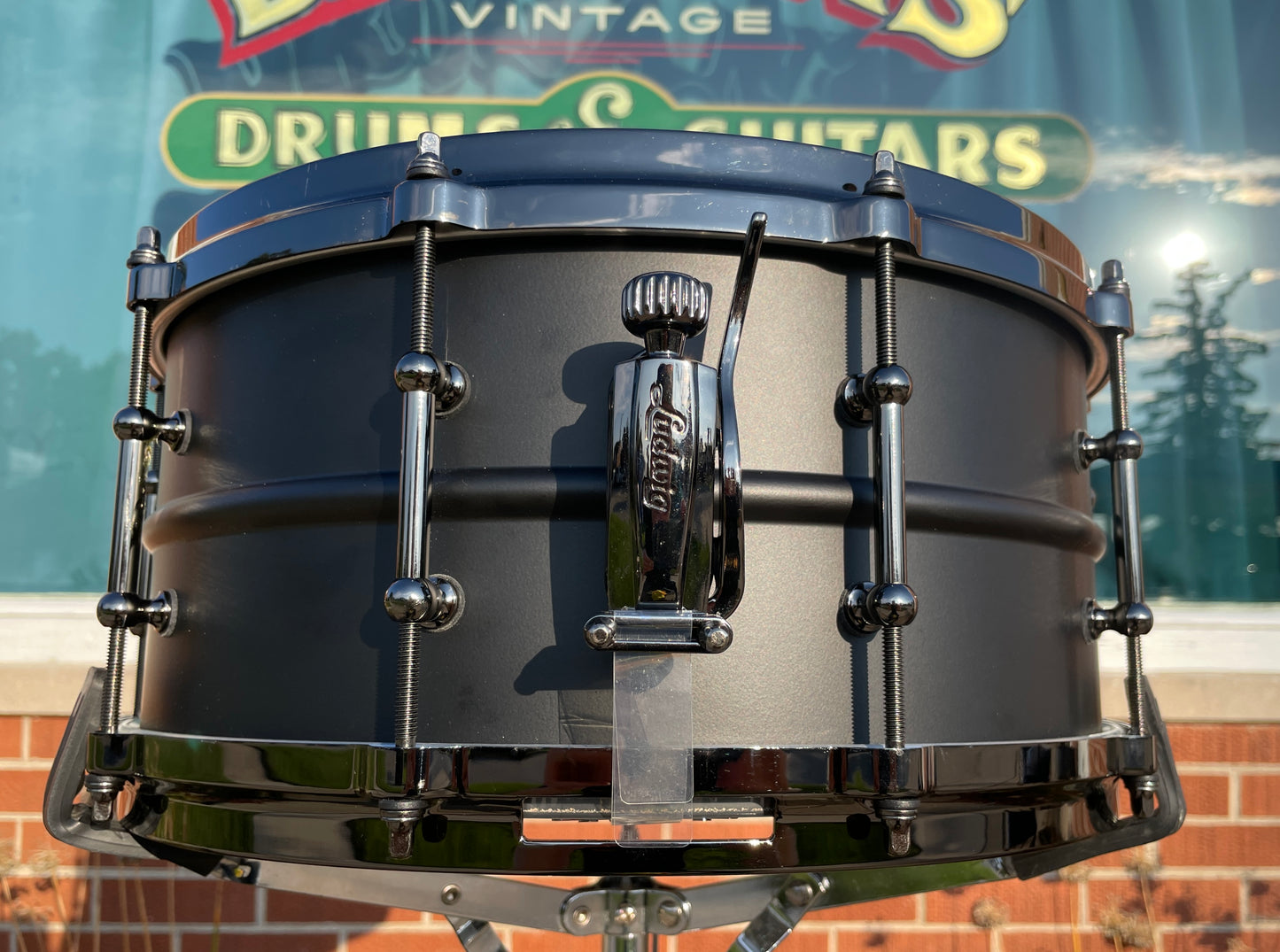 Ludwig Blackest Beauty 6.5x14 Snare Drum Limited Edition Black Beauty