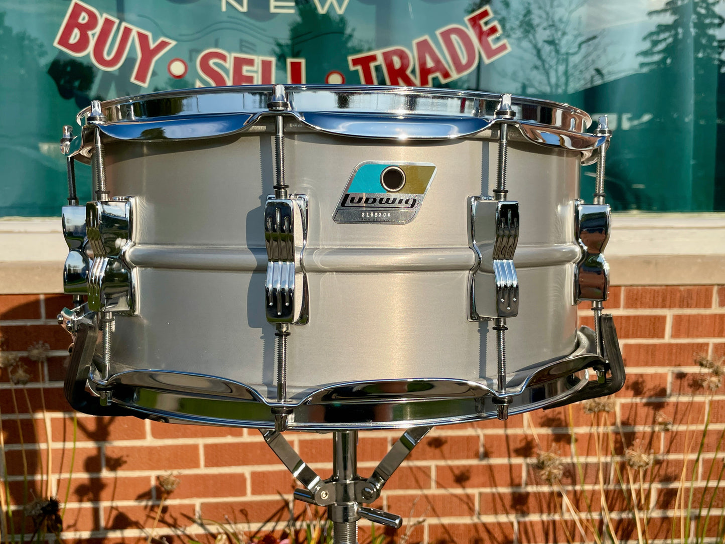 Ludwig 6.5x14 Acrolite LM405C 10 Lug Snare Drum