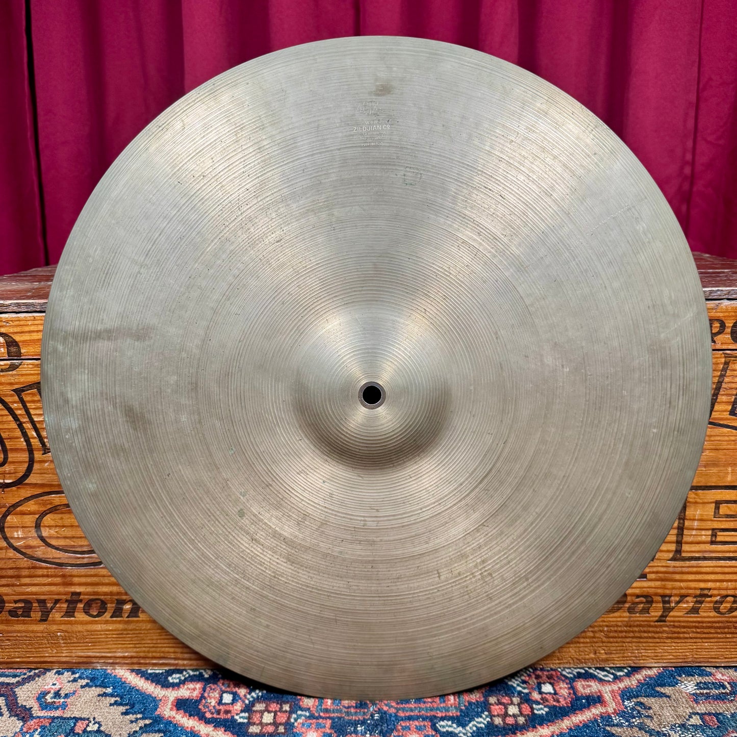 20" Zildjian A 1950s Small Stamp Ride Cymbal 2196g *Video Demo*