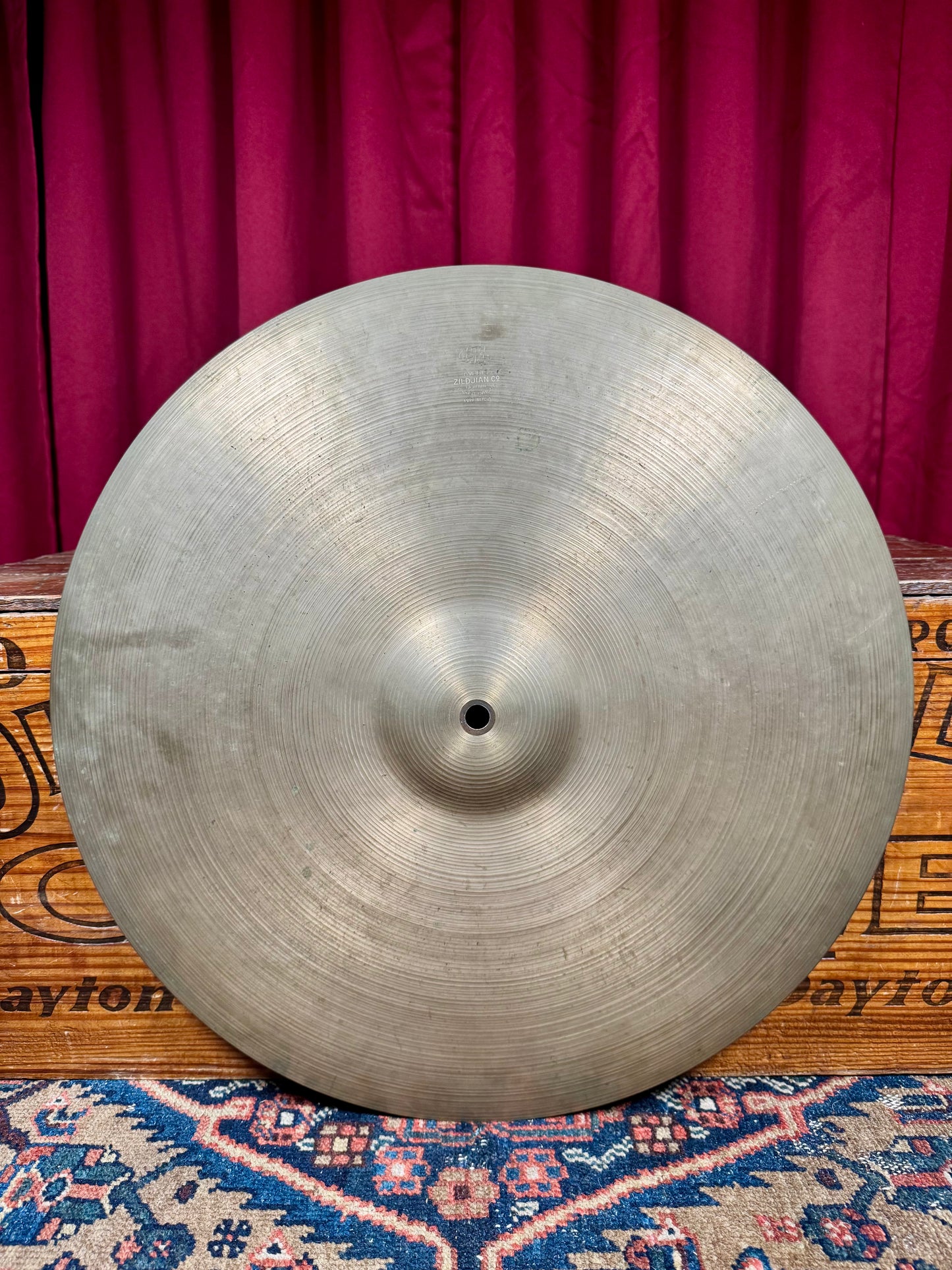20" Zildjian A 1950s Small Stamp Ride Cymbal 2196g *Video Demo*