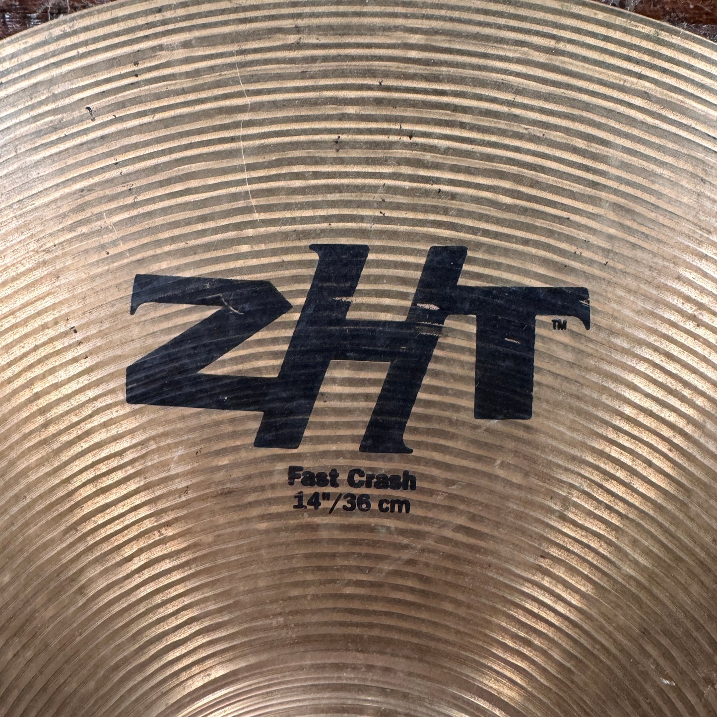 14" Zildjian ZHT Fast Crash Cymbal 802g