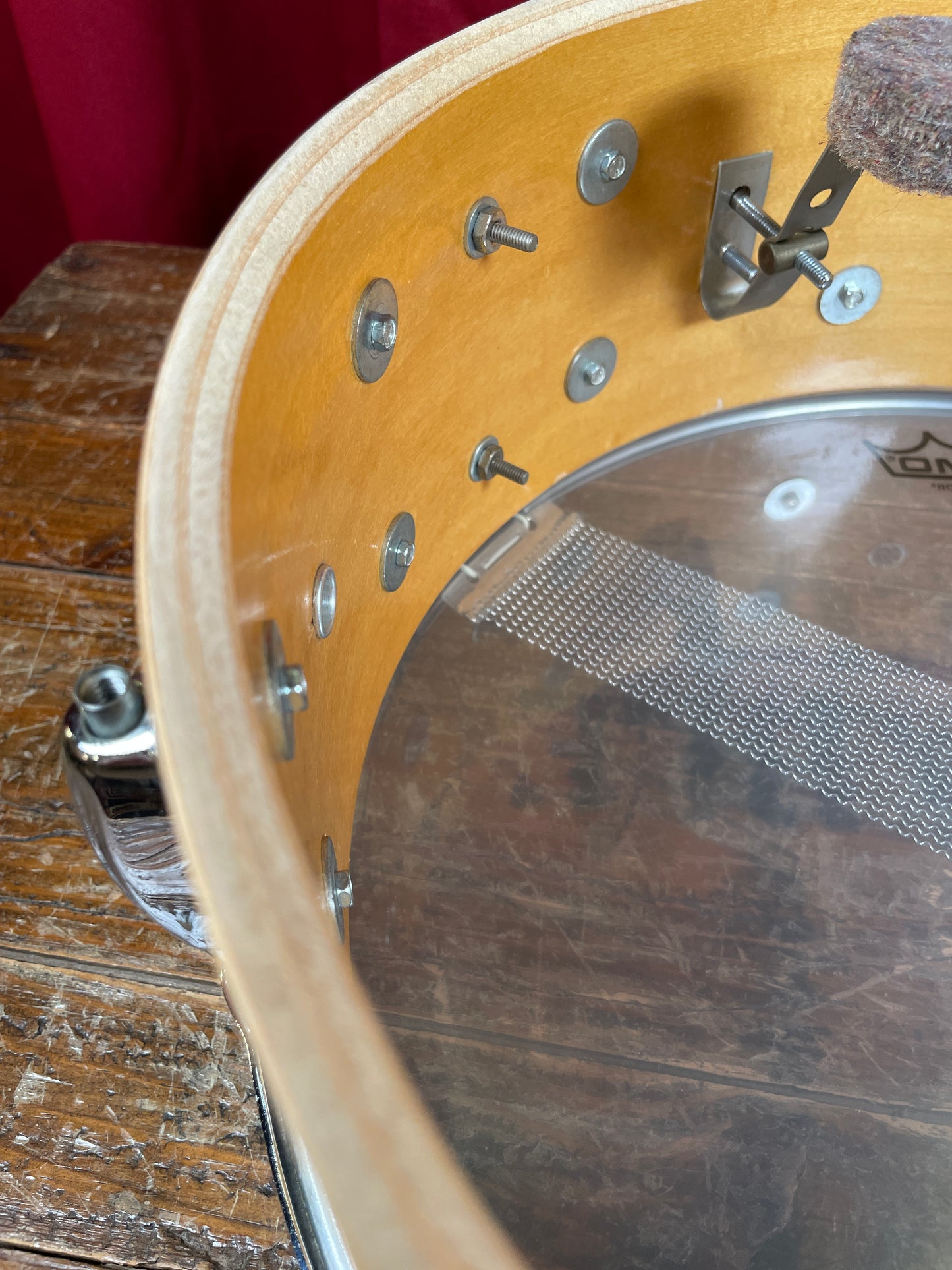 1970s Slingerland 5x14 Spitfire No. 201 Snare Drum Natural TDR