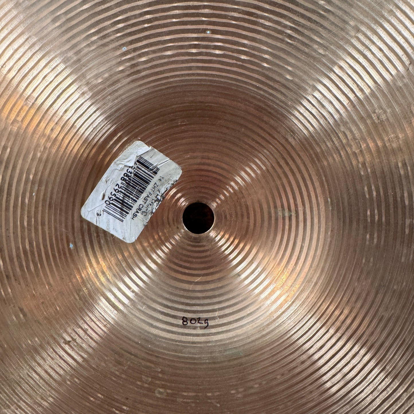 14" Zildjian ZHT Fast Crash Cymbal 802g