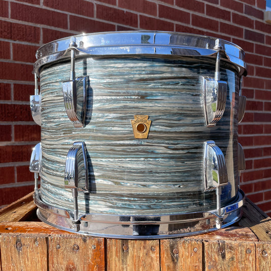 1960s Ludwig 9x13 Tom Drum Oyster Blue Pearl