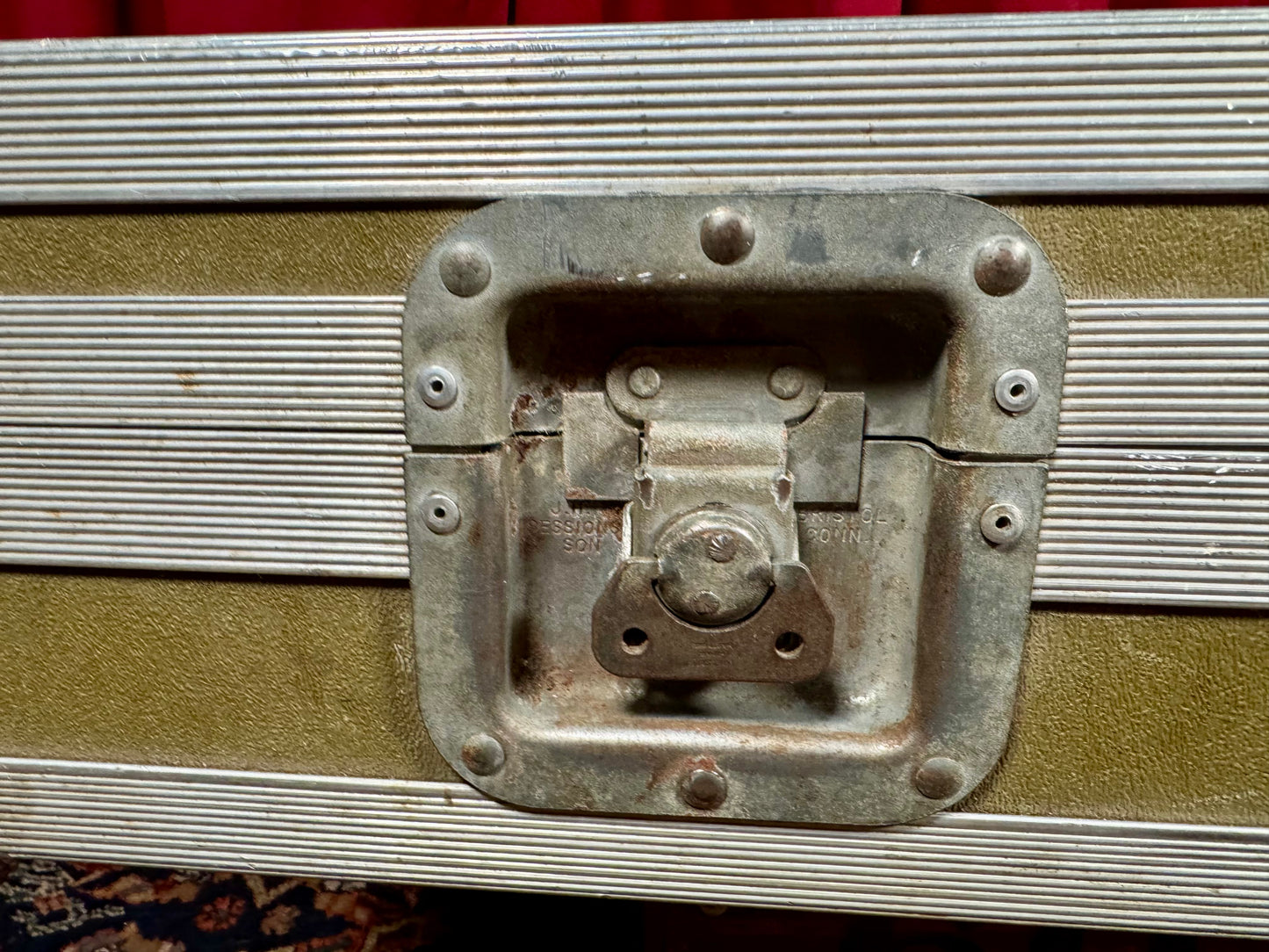 Vintage Hard Shell Electric Guitar / Short Scale Bass Case 45x15x6 Road Case / Flight Case