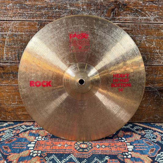 14" Paiste 2002 Rock Heavy Hi-Hat Bottom Cymbal 1054g