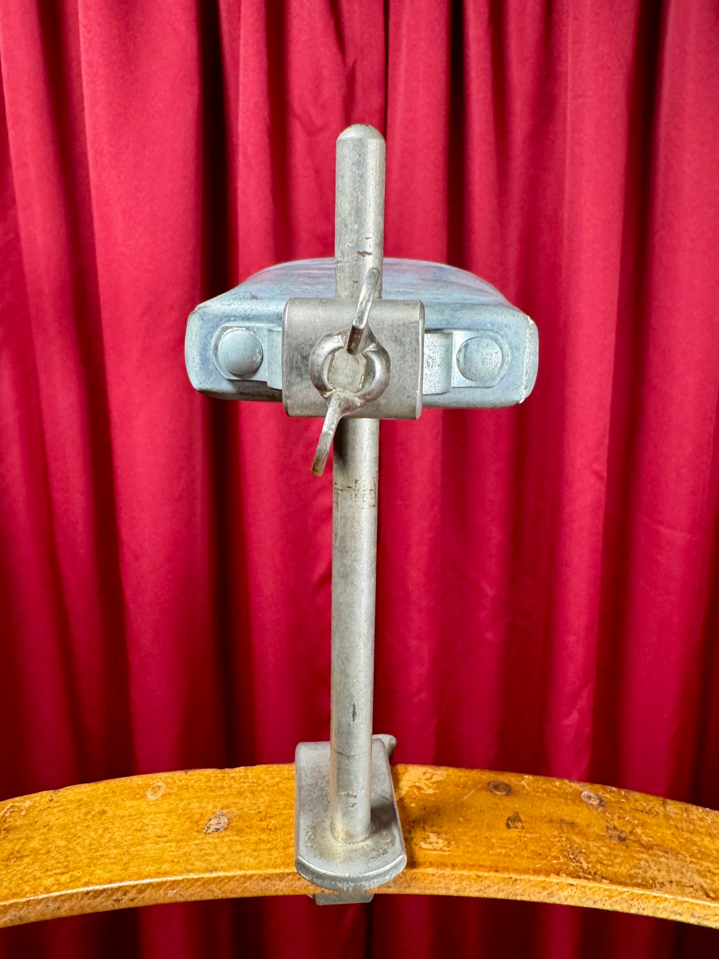 1960s Ludwig 5" Cow Bell No. 129 w/ Cowbell Holder No. 133 Script Logo