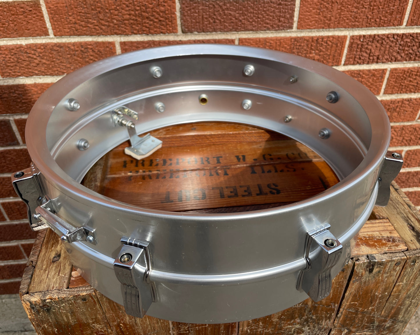 1967 Ludwig No. 404 Acrolite 5x14 Snare Drum - Clean!