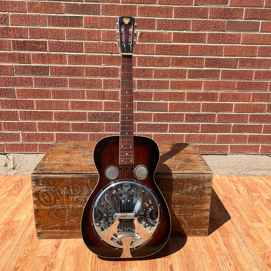 1930s Dobro Model 37 Square Neck Resonator Guitar Sunburst National