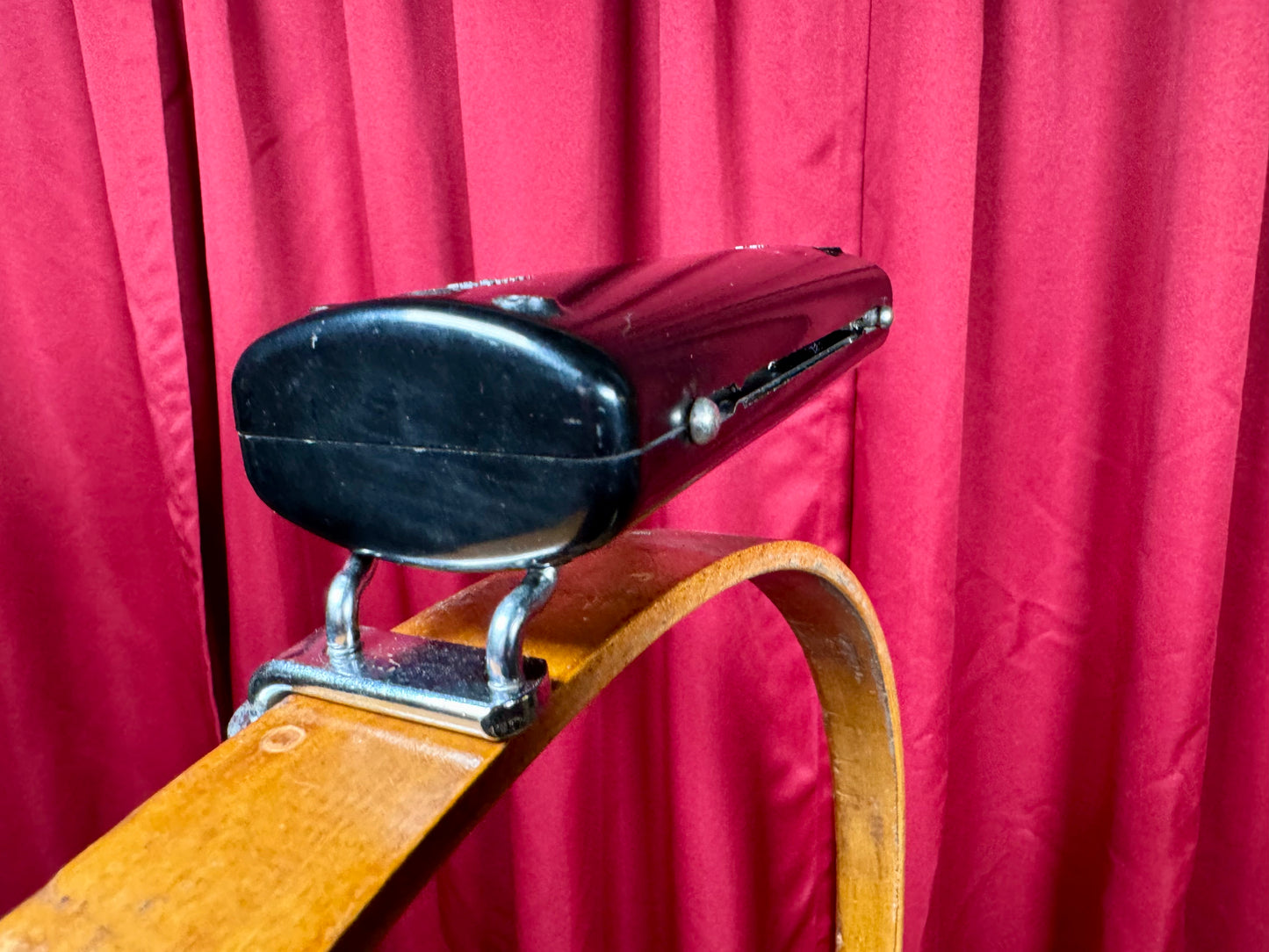 1950s WFL Ludwig Tunable Ebonite Plastic Tone Block No. 777 w/ Hoop Mount