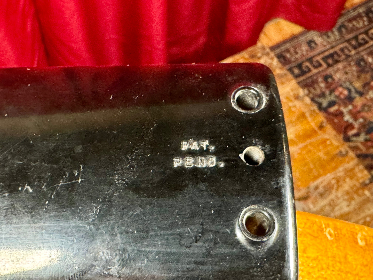 1950s WFL Ludwig Tunable Ebonite Plastic Tone Block No. 777 w/ Hoop Mount