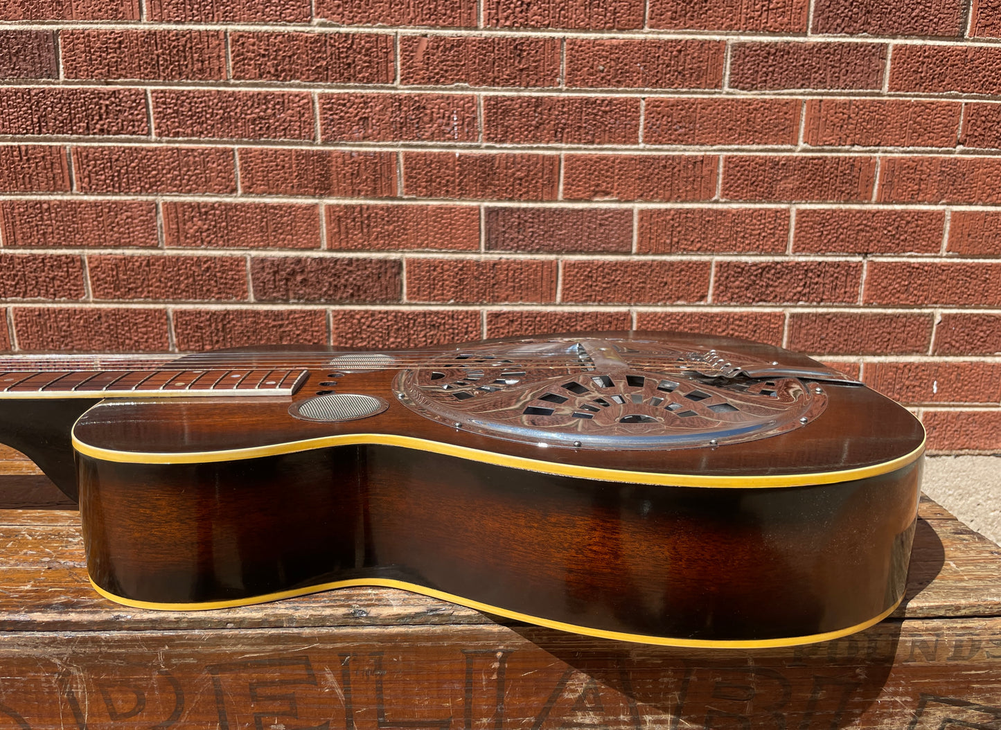 1930s Dobro Model 37 Square Neck Resonator Guitar Sunburst National