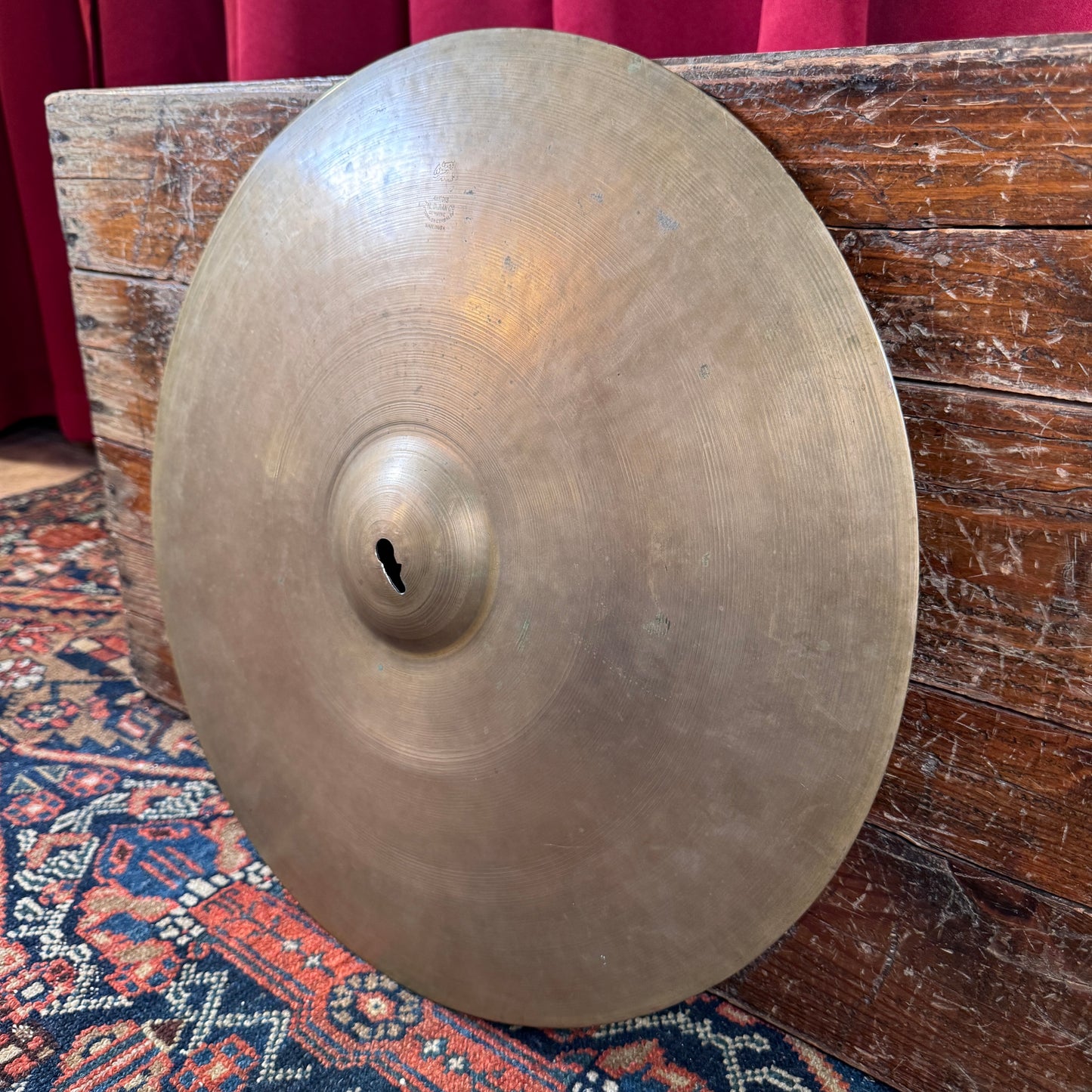 18" Zildjian A 1940s 1st/2nd/Pre-Trans Stamp Crash Ride Cymbal 1572g *Video Demo*