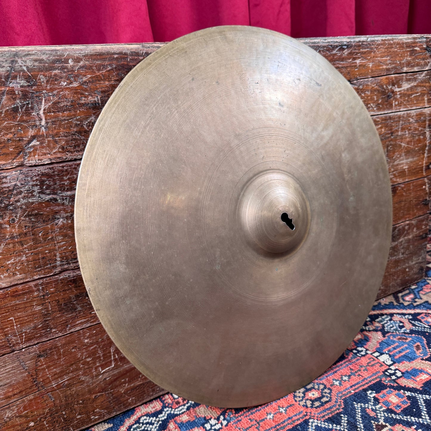 18" Zildjian A 1940s 1st/2nd/Pre-Trans Stamp Crash Ride Cymbal 1572g *Video Demo*