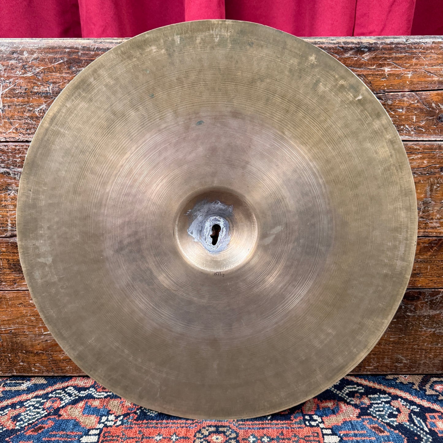 18" Zildjian A 1940s 1st/2nd/Pre-Trans Stamp Crash Ride Cymbal 1572g *Video Demo*