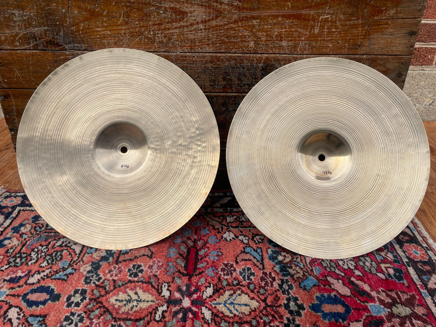 14" Zildjian A 1950s Small Stamp Hi-Hat Cymbal Pair 752g/816g *Video Demo*