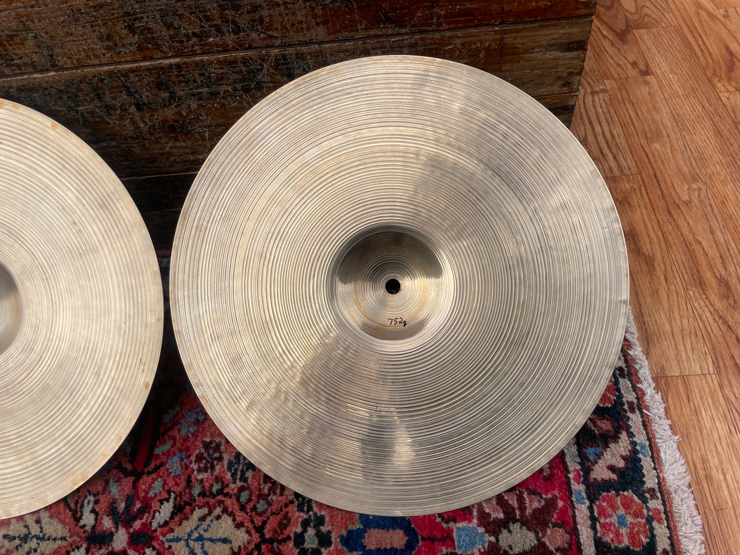 14" Zildjian A 1950s Small Stamp Hi-Hat Cymbal Pair 752g/816g *Video Demo*