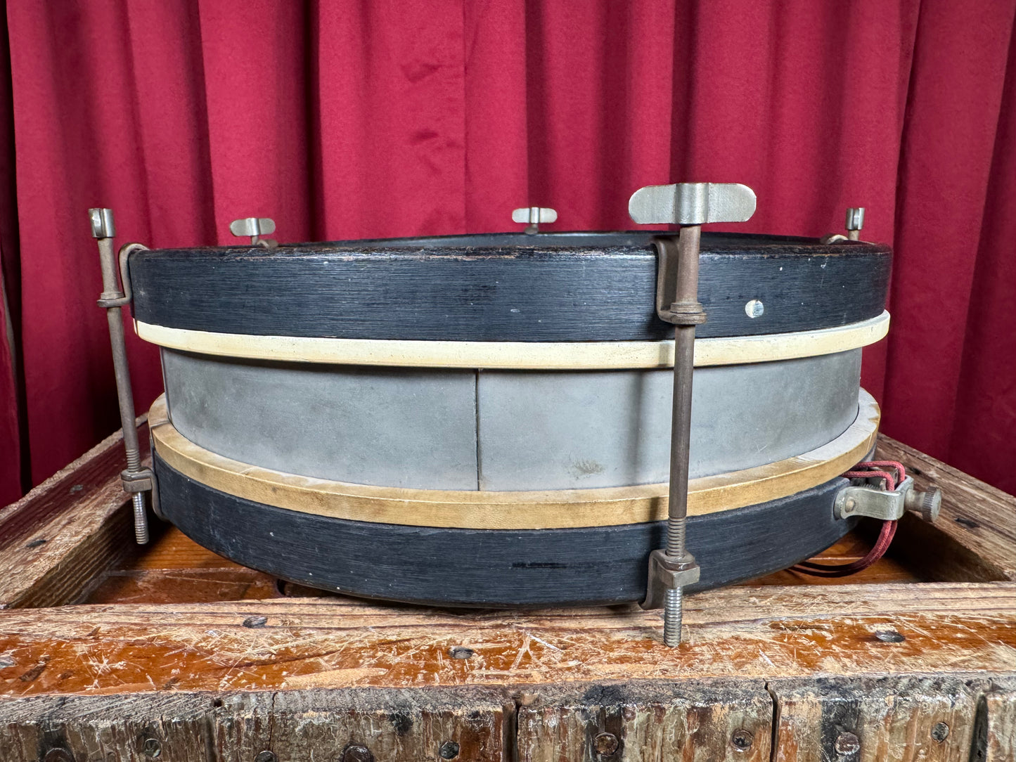 1920s Ludwig 3x12 "Jazz-'Er-Up" Model No. 945 Nickel Plated Snare