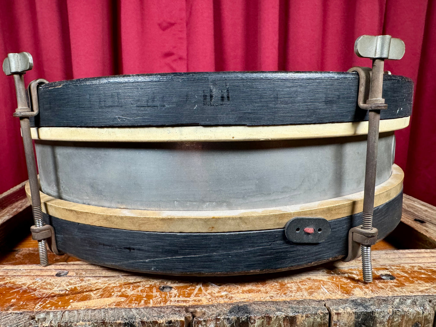 1920s Ludwig 3x12 "Jazz-'Er-Up" Model No. 945 Nickel Plated Snare