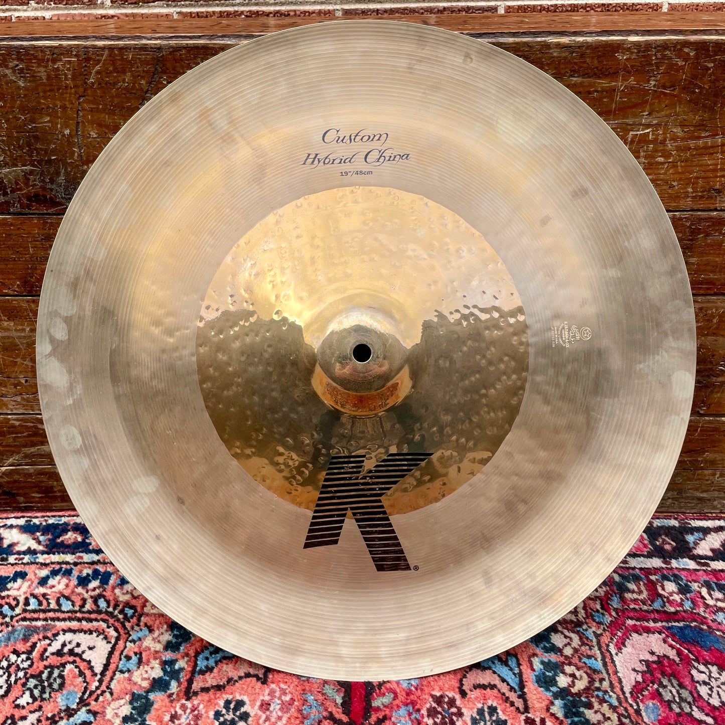 19" Zildjian K Custom Hybrid China Cymbal 1514g *Video Demo*