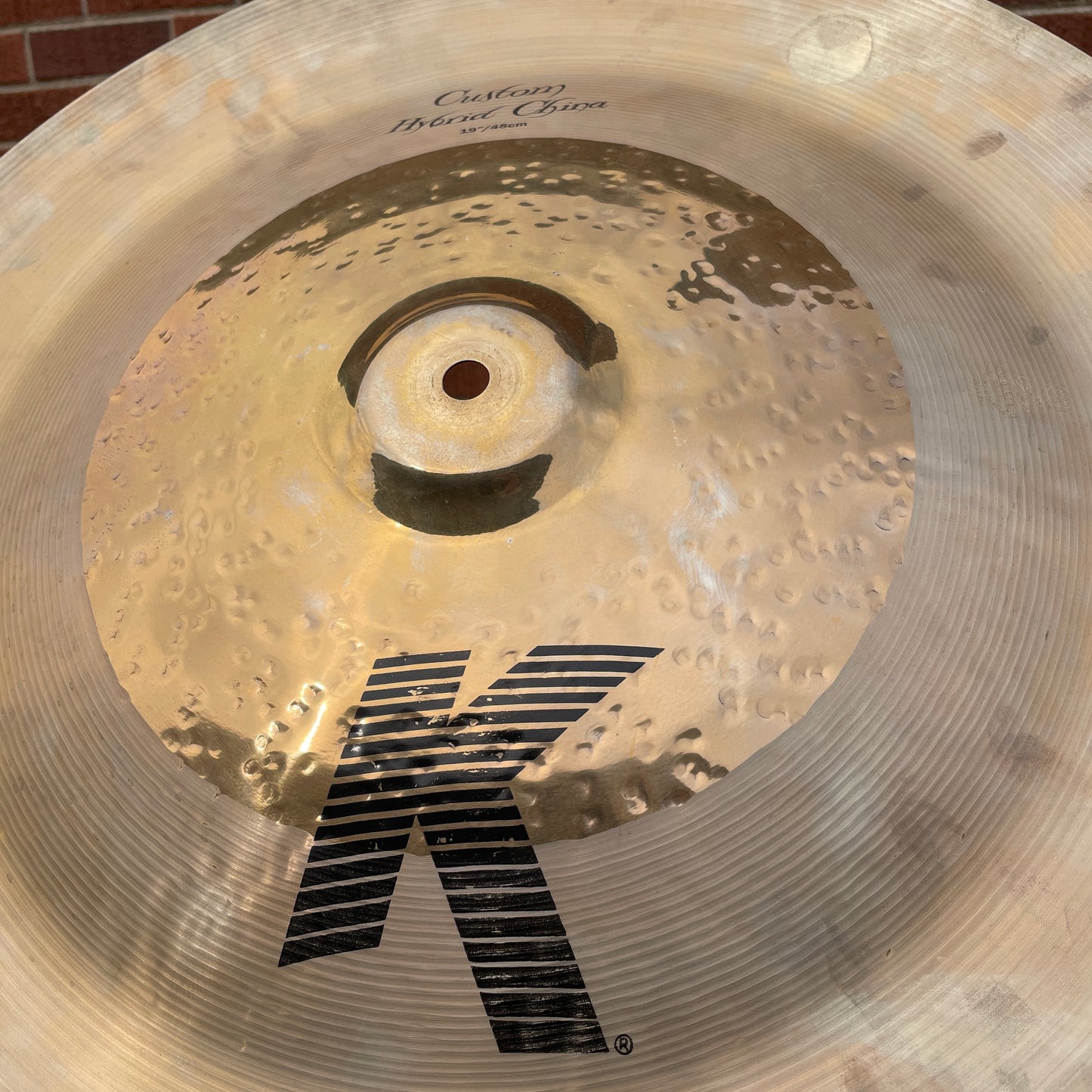 19" Zildjian K Custom Hybrid China Cymbal 1514g *Video Demo*