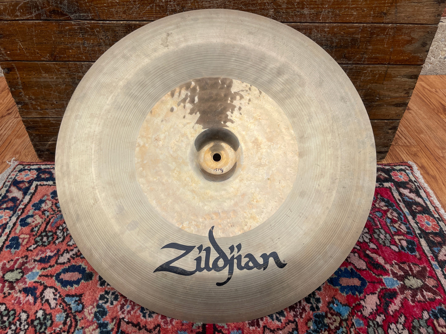 19" Zildjian K Custom Hybrid China Cymbal 1514g *Video Demo*