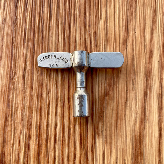 1930s-1950s Slingerland No. 970 Drum Key Nickel Radio King Era