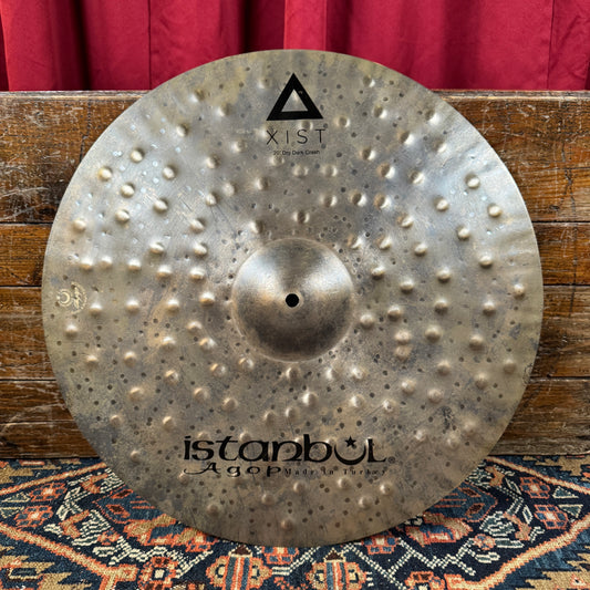 20" Istanbul Agop Xist Dry Dark Crash Cymbal 1416g *Video Demo*