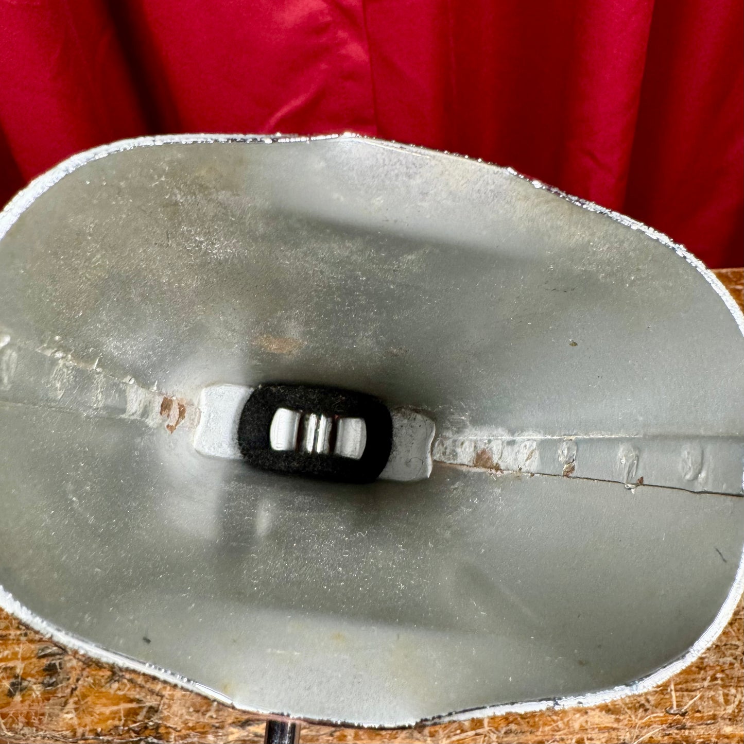 1960s Premier Cow Bell w/ Bass Drum Hoop Mount Holder