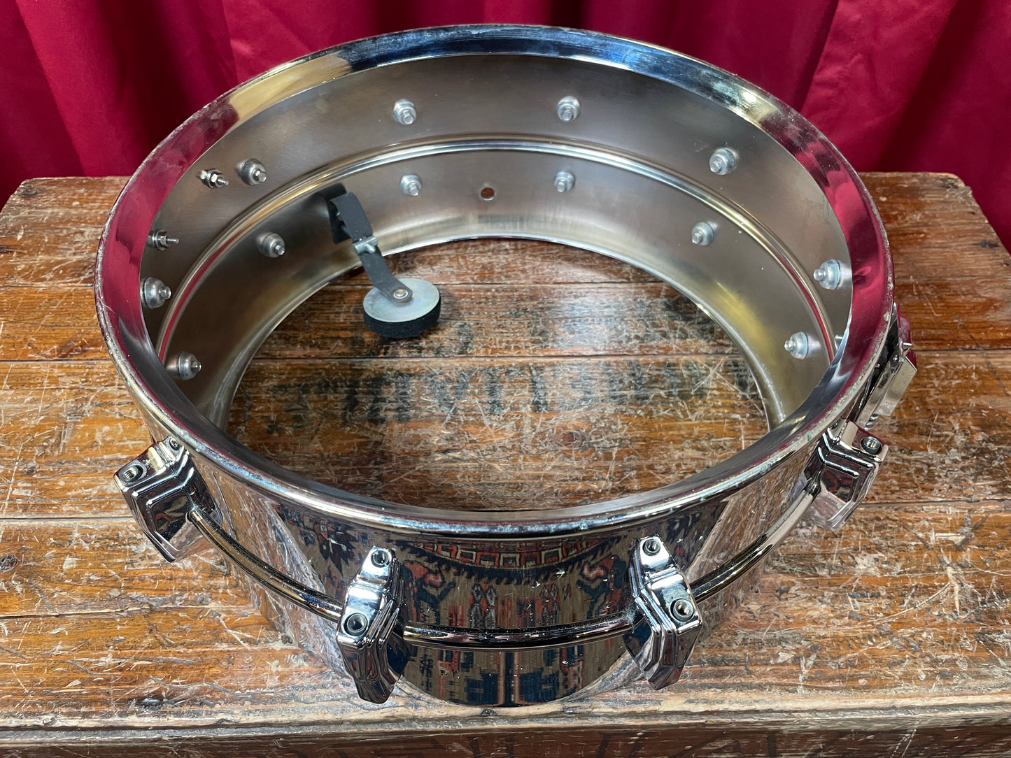 1970s Ludwig LM402 Supraphonic 6.5x14 Snare Drum