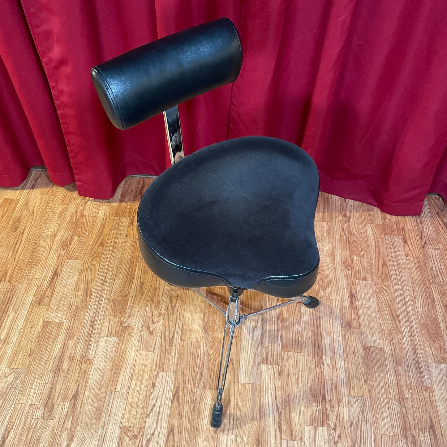 Sound Percussion Saddle Drum Throne w/ Back Rest Motorcycle Seat