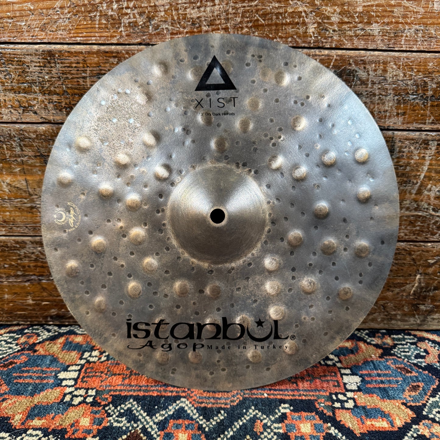 13" Istanbul Agop Xist Dry Dark Hi-Hat Cymbal Pair 492g/890g *Video Demo*