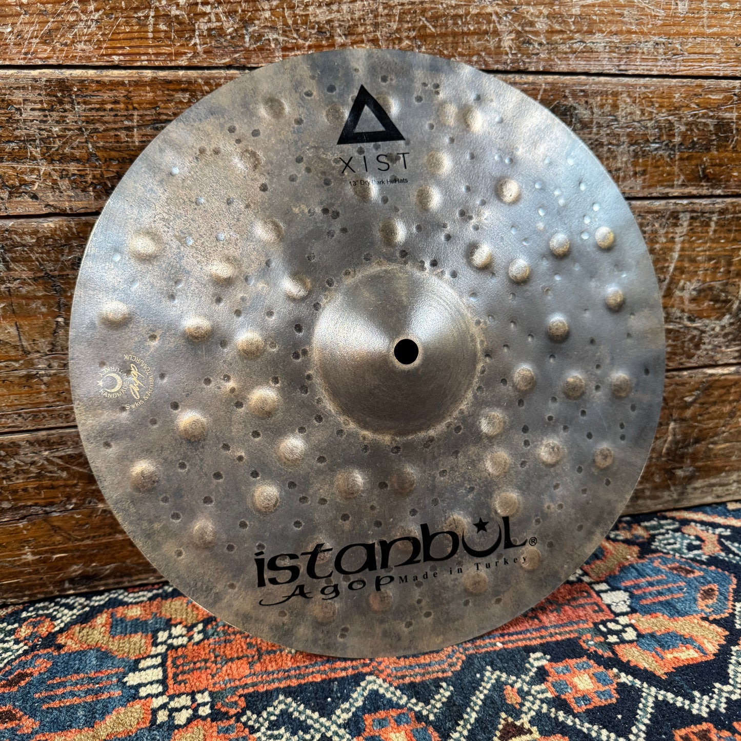 13" Istanbul Agop Xist Dry Dark Hi-Hat Cymbal Pair 492g/890g *Video Demo*