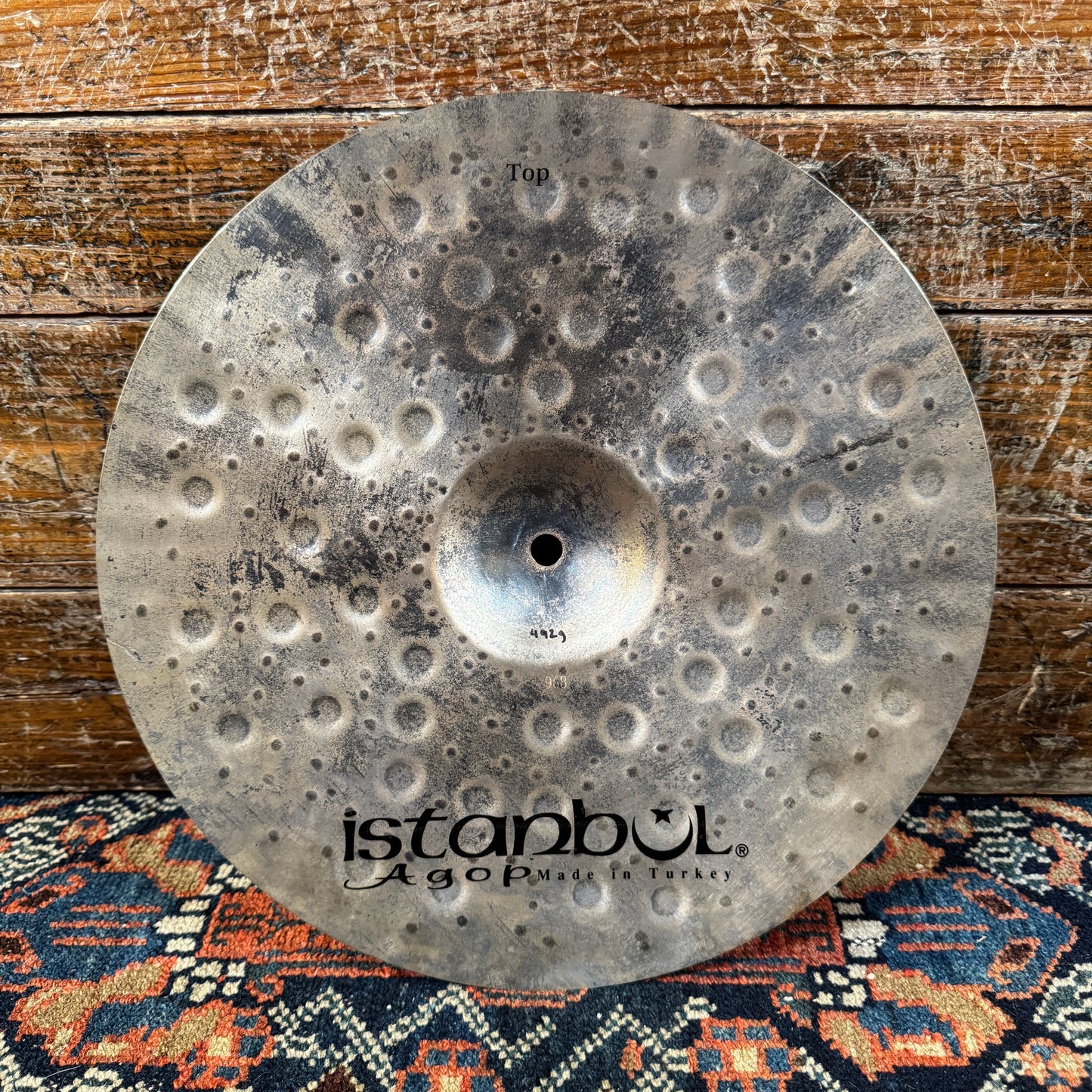 13" Istanbul Agop Xist Dry Dark Hi-Hat Cymbal Pair 492g/890g *Video Demo*