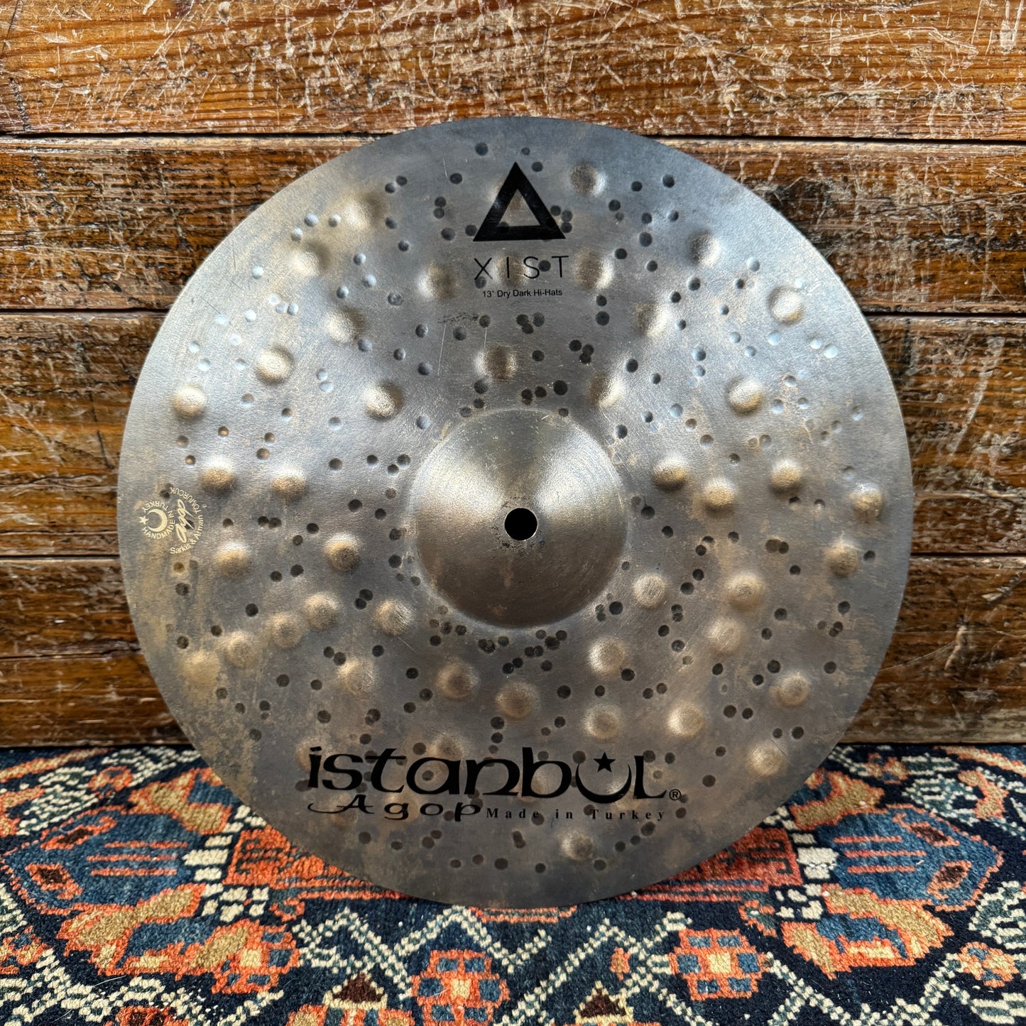 13" Istanbul Agop Xist Dry Dark Hi-Hat Cymbal Pair 492g/890g *Video Demo*