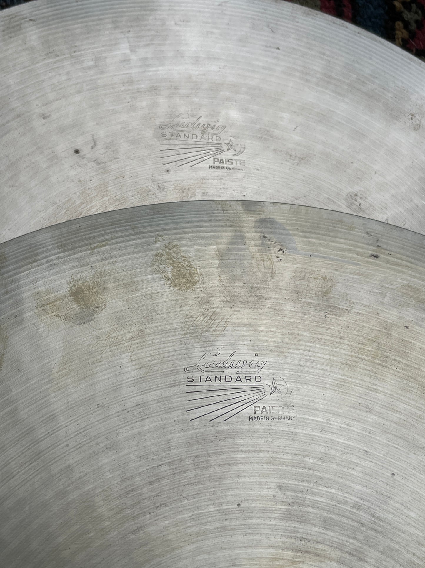 15" Paiste 1960s Ludwig Standard Hi-Hat Cymbal Pair 808g/816g *Video Demo*