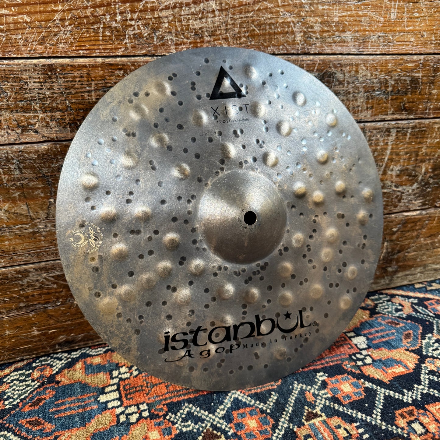 13" Istanbul Agop Xist Dry Dark Hi-Hat Cymbal Pair 492g/890g *Video Demo*