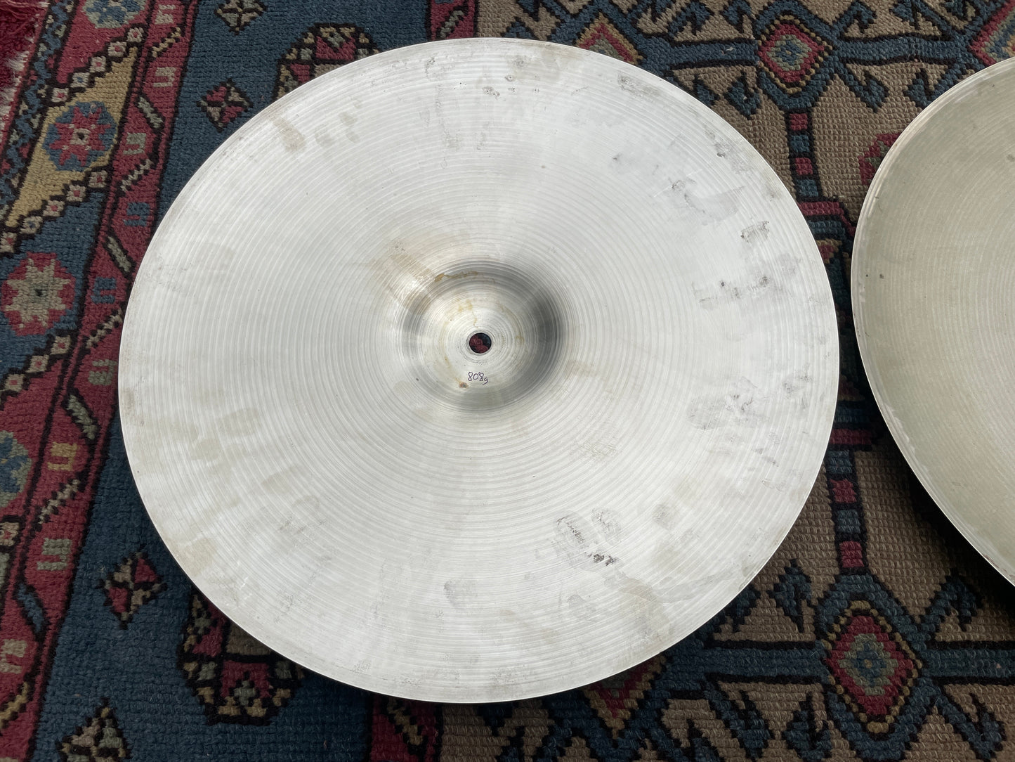 15" Paiste 1960s Ludwig Standard Hi-Hat Cymbal Pair 808g/816g *Video Demo*