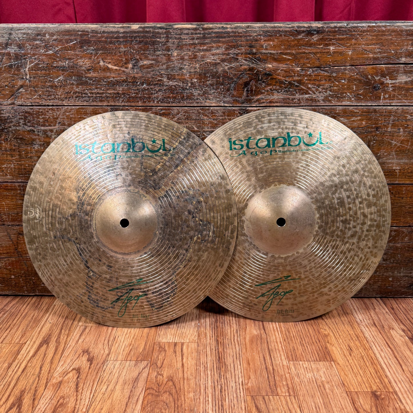 13" Istanbul Agop Signature Hi-Hat Cymbal Pair 664g/790g *Video Demo*