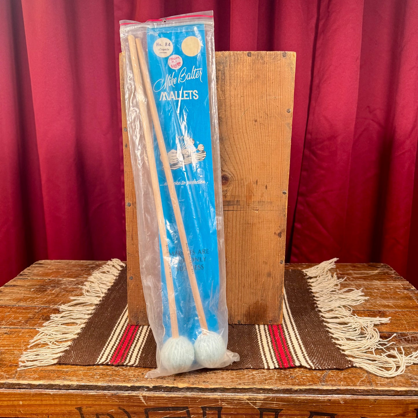 Vintage Mike Balter no84 Legato Mallets w/ Original Packaging N.O.S.