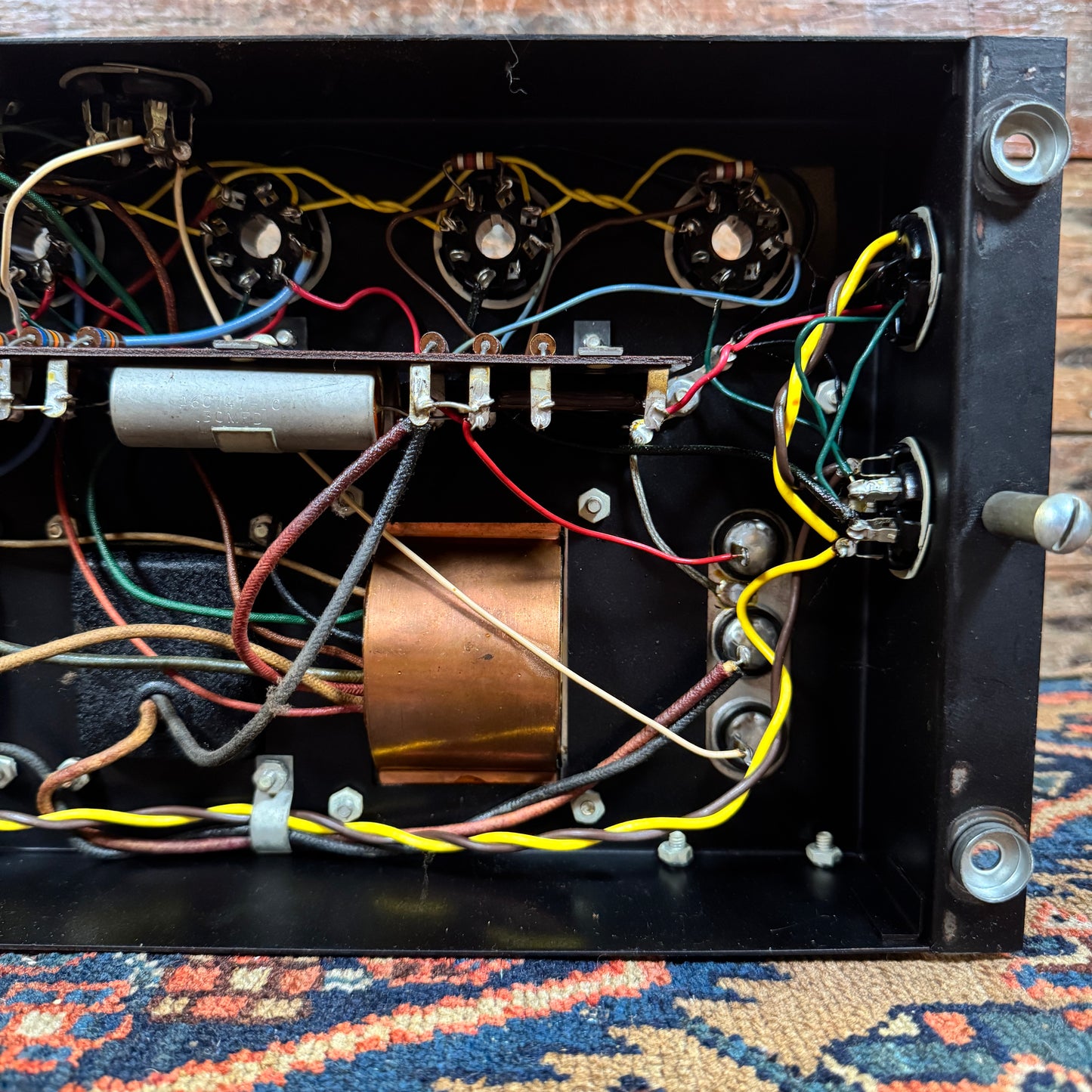 1940s Hammond G Type Tube Power Amplifier ER-20 Tone Cabinet DR-20